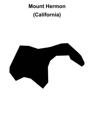 Hermon Dağı (California) boş ana hat haritası