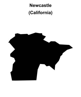 Newcastle (California) boş ana hat haritası