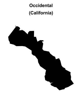 Batı (Kaliforniya) boş dış hat haritası