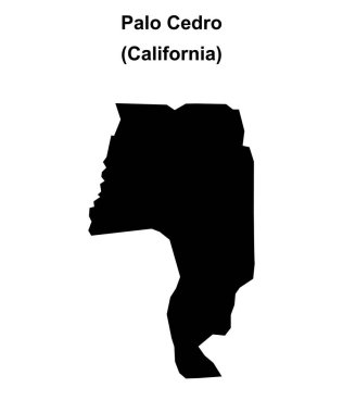 Palo Cedro (California) boş ana hat haritası