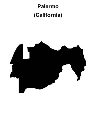 Palermo (California) boş ana hat haritası