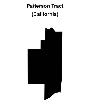 Patterson Traktı (California) boş ana hat haritası
