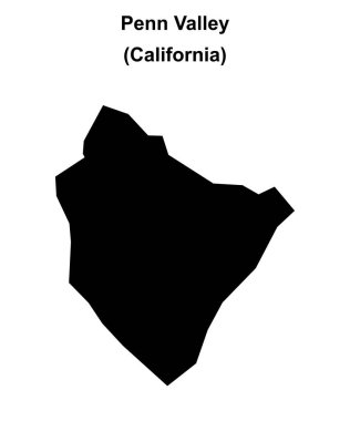 Penn Vadisi (California) boş ana hat haritası