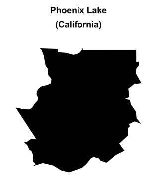 Phoenix Gölü (California) boş ana hat haritası