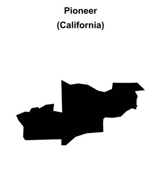 Öncü (California) boş ana hat haritası