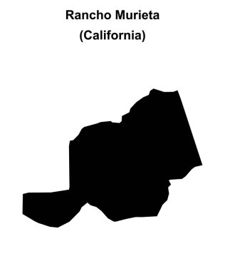 Rancho Murieta (California) boş ana hat haritası