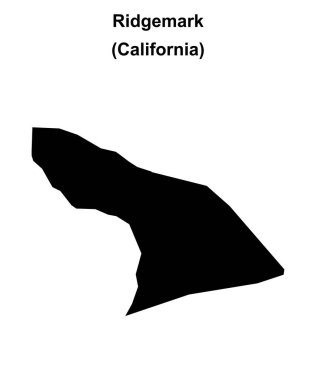 Ridgemark (California) boş ana hat haritası