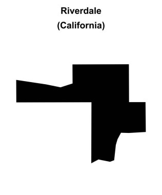 Riverdale (California) boş ana hat haritası