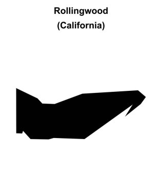 Rollingwood (California) boş ana hat haritası