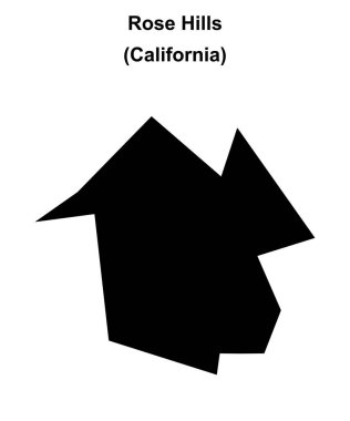 Rose Hills (California) boş ana hat haritası