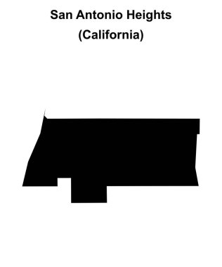 San Antonio Heights (California) boş ana hat haritası