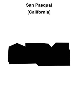 San Pasqual (California) boş ana hat haritası