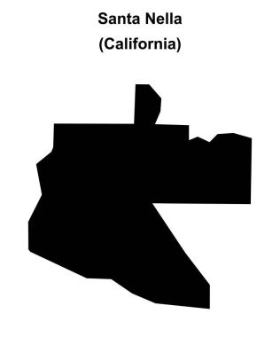Santa Nella (California) boş ana hat haritası