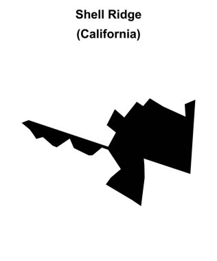 Shell Ridge (California) boş ana hat haritası