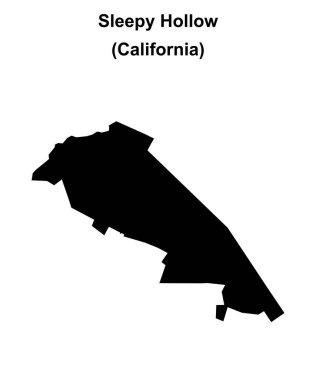 Sleepy Hollow (California) boş ana hat haritası