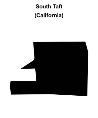Güney Taft (California) boş ana hat haritası