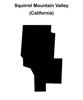 Sincap Dağı Vadisi (California) boş ana hat haritası