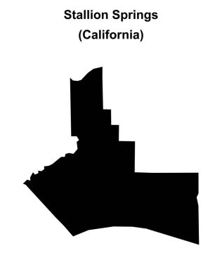 Stallion Springs (California) boş ana hat haritası