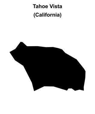 Tahoe Vista (California) boş ana hat haritası
