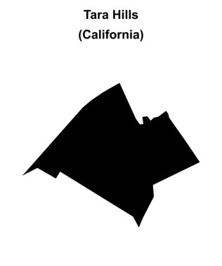 Tara Hills (California) boş ana hat haritası