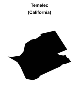 Temelec (California) boş ana hat haritası