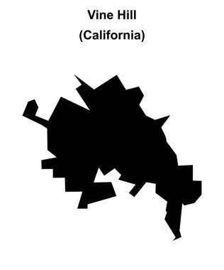 Vine Hill (California) boş ana hat haritası