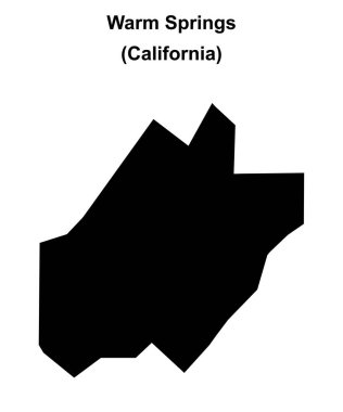 Warm Springs (California) boş ana hat haritası