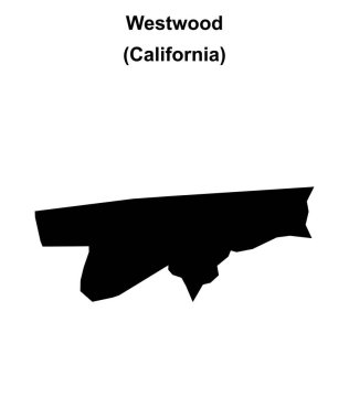 Westwood (California) boş ana hat haritası