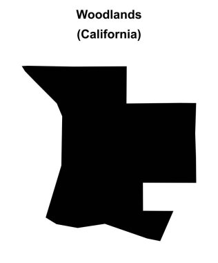 Ormanlık (California) boş ana hat haritası