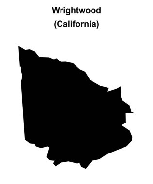 Wrightwood (California) boş ana hat haritası