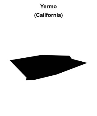 Yermo (California) boş ana hat haritası