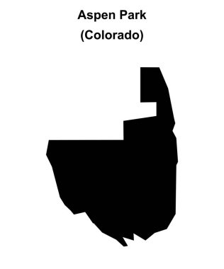 Aspen Parkı (Colorado) boş ana hat haritası