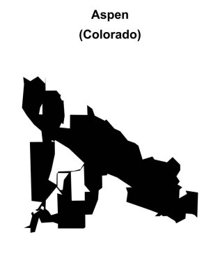 Aspen (Colorado) boş ana hat haritası