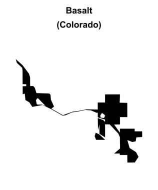 Bazalt (Colorado) boş ana hat haritası