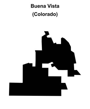 Buena Vista (Colorado) boş ana hat haritası