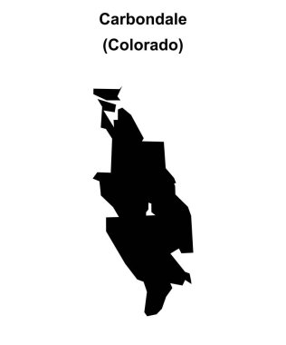 Carbondale (Colorado) boş ana hat haritası