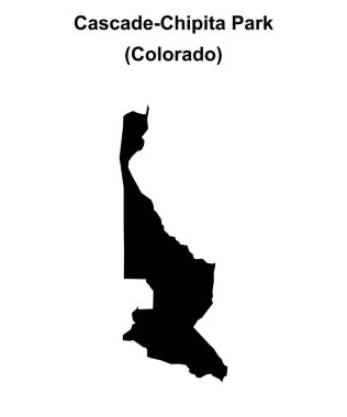 Cascade-Chipita Parkı (Colorado) boş ana hat haritası