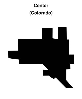 Merkez (Colorado) Boş dış hat haritası