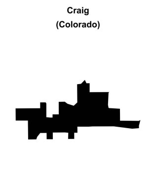 Craig (Colorado) boş ana hat haritası