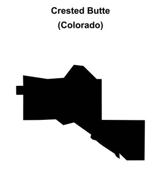 Armalı Butte (Colorado) boş ana hat haritası