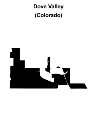 Dove Vadisi (Colorado) boş ana hat haritası