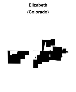 Elizabeth (Colorado) boş ana hat haritası
