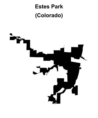 Estes Park (Colorado) boş ana hat haritası