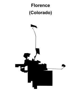 Floransa (Colorado) boş ana hat haritası