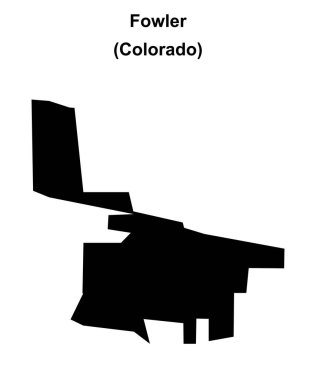 Fowler (Colorado) boş ana hat haritası
