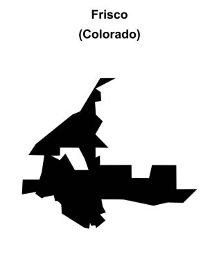 Frisco (Colorado) boş ana hat haritası