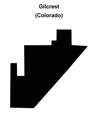 Gilcrest (Colorado) boş ana hat haritası