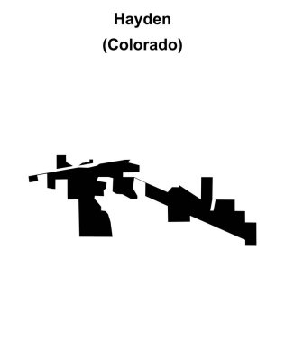 Hayden (Colorado) boş ana hat haritası