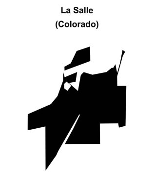La Salle (Colorado) boş ana hat haritası