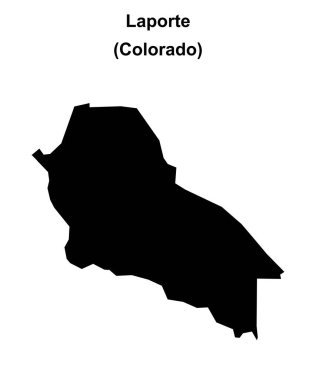 Laporte (Colorado) boş ana hat haritası